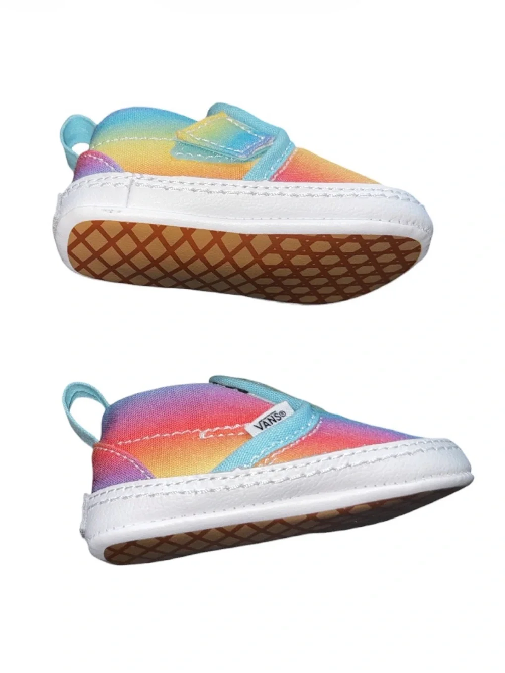 Vans Infant Slip-On V Crib Rainbow Shoes